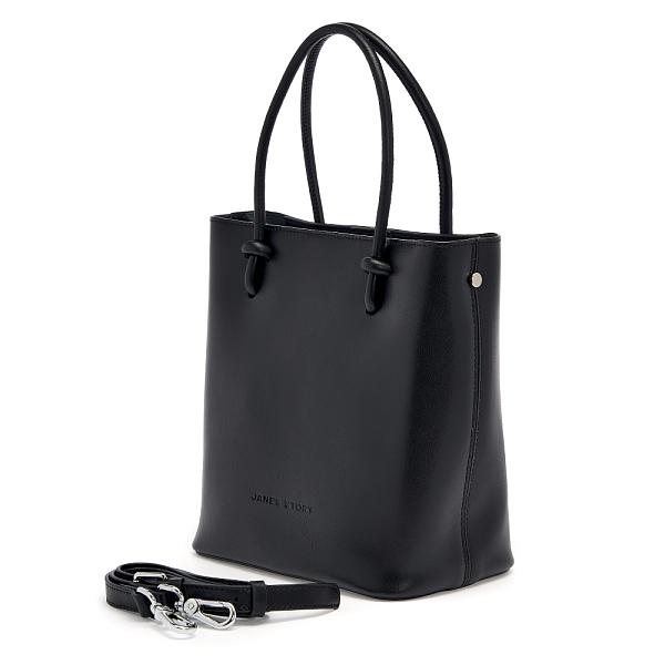 JS-8130-04 черная сумка женская (кожа) Jane's Story Jane's Story, Артикул: JS-8130-04 фото №1