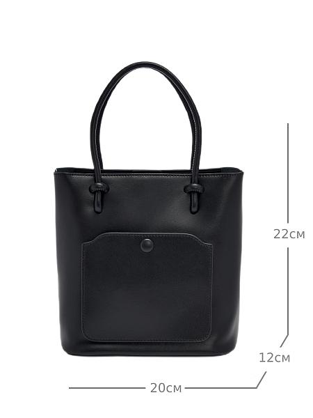 JS-8130-04 черная сумка женская (кожа) Jane's Story Jane's Story, Артикул: JS-8130-04 фото №1