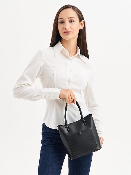 JS-8130-04 черная сумка женская (кожа) Jane's Story Jane's Story, Артикул: JS-8130-04 фото №1