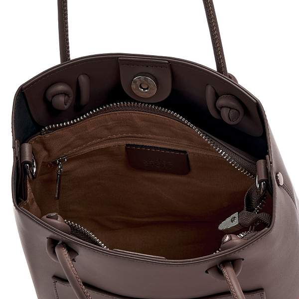 JS-8130-09 коричневая сумка женская (кожа) Jane's Story Jane's Story, Артикул: JS-8130-09 фото №1