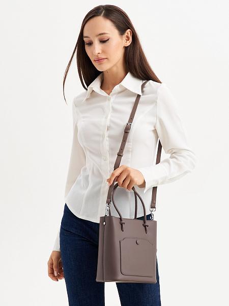 JS-8130-09 коричневая сумка женская (кожа) Jane's Story Jane's Story, Артикул: JS-8130-09 фото №1