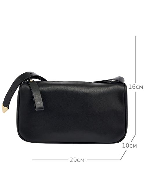 JS-3559-04 черная сумка женская (кожа) Jane's Story Jane's Story, Артикул: JS-3559-04 фото №1