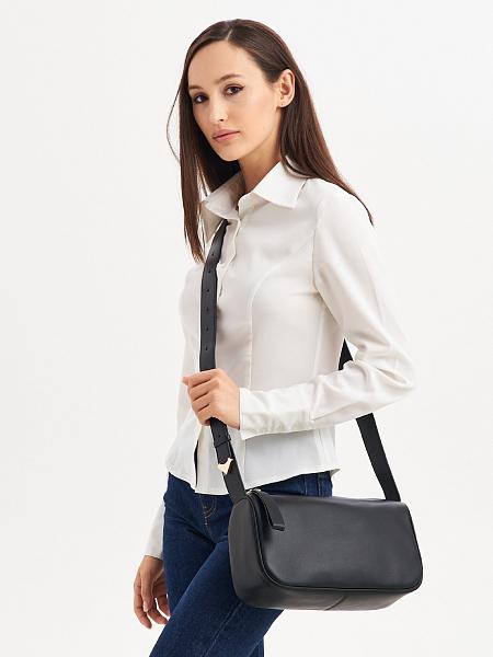 JS-3559-04 черная сумка женская (кожа) Jane's Story Jane's Story, Артикул: JS-3559-04 фото №1