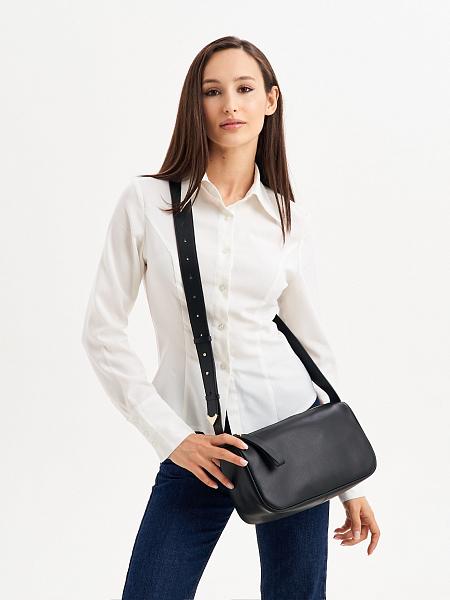 JS-3559-04 черная сумка женская (кожа) Jane's Story Jane's Story, Артикул: JS-3559-04 фото №1