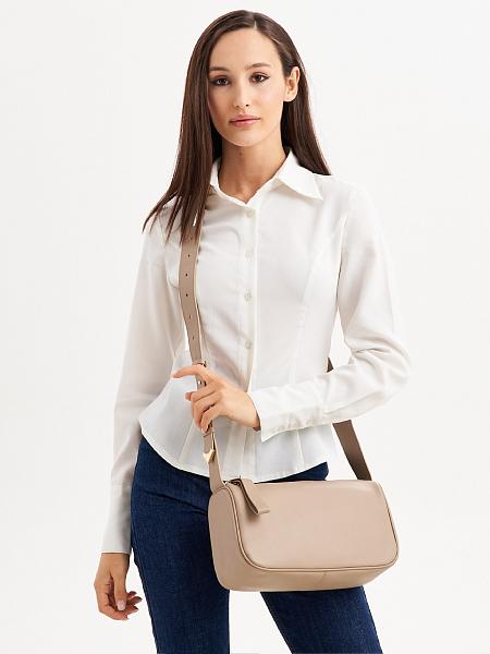 JS-3559-61 бежевая сумка женская (кожа) Jane's Story Jane's Story, Артикул: JS-3559-61 фото №1