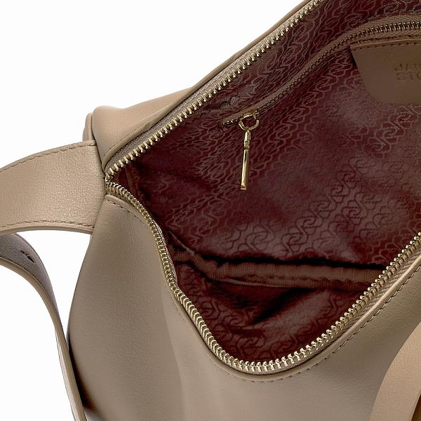 JS-3559-61 бежевая сумка женская (кожа) Jane's Story Jane's Story, Артикул: JS-3559-61 фото №1