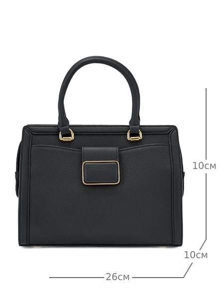 JS-8650-04 черная сумка женская (кожа) Jane's Story Jane's Story, Артикул: JS-8650-04 фото №1