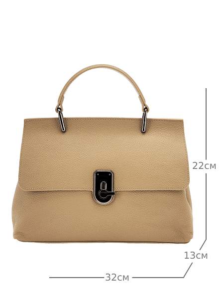 JS-8627-61 бежевая сумка женская (кожа) Jane's Story Jane's Story, Артикул: JS-8627-61 фото №1