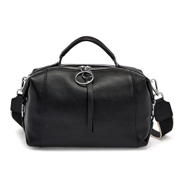 JS-1552-04 черная сумка женская (кожа) Jane's Story Jane's Story, Артикул: JS-1552-04 фото №1