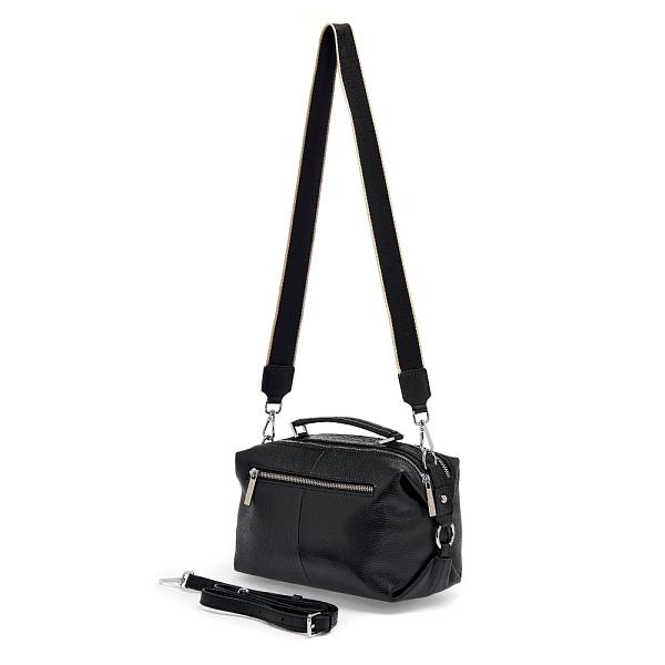 JS-1552-04 черная сумка женская (кожа) Jane's Story Jane's Story, Артикул: JS-1552-04 фото №1