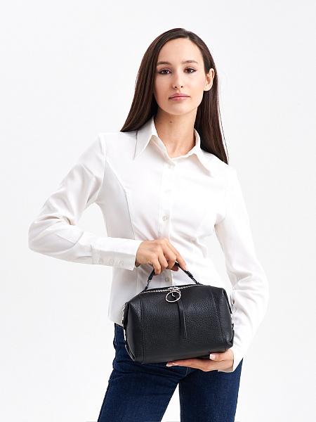 JS-1552-04 черная сумка женская (кожа) Jane's Story Jane's Story, Артикул: JS-1552-04 фото №1