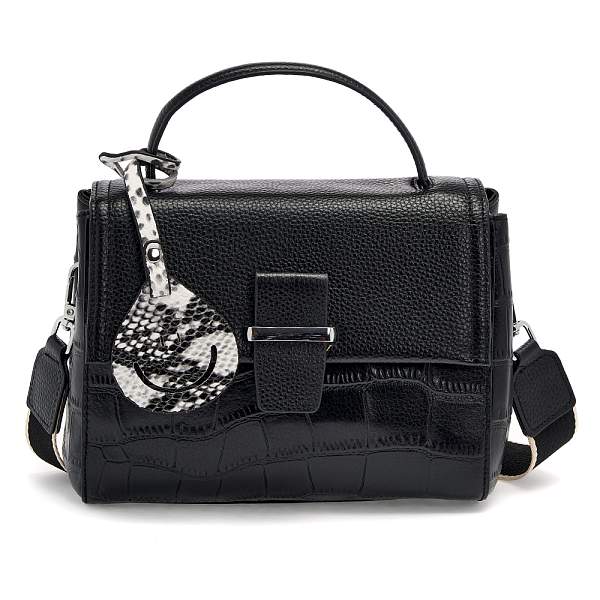 JS-1952-04 черная сумка женская (кожа) Jane's Story Jane's Story, Артикул: JS-1952-04 фото №1