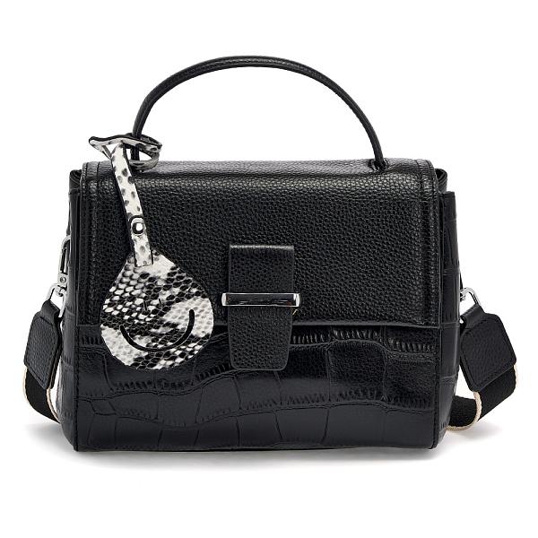 JS-1952-04 черная сумка женская (кожа) Jane's Story Jane's Story, Артикул: JS-1952-04 фото №1