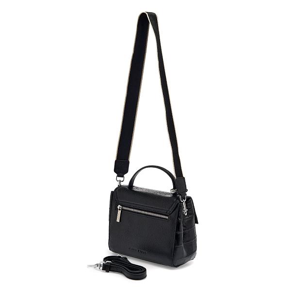 JS-1952-04 черная сумка женская (кожа) Jane's Story Jane's Story, Артикул: JS-1952-04 фото №1