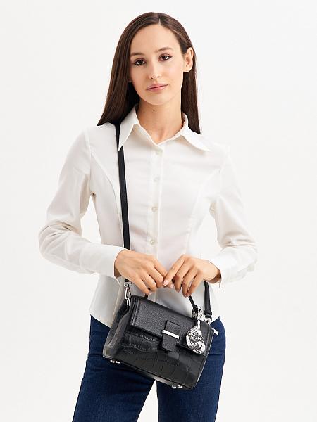JS-1952-04 черная сумка женская (кожа) Jane's Story Jane's Story, Артикул: JS-1952-04 фото №1