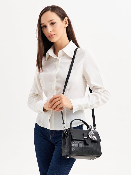 JS-1952-04 черная сумка женская (кожа) Jane's Story Jane's Story, Артикул: JS-1952-04 фото №1