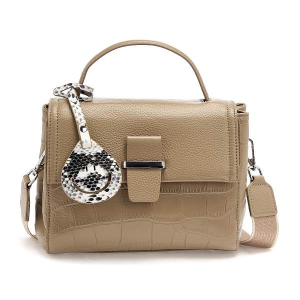 JS-1952-80 бежевая сумка женская (кожа) Jane's Story Jane's Story, Артикул: JS-1952-80 фото №1