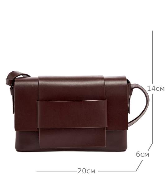 JS-2088-09 коричневая сумка женская (кожа) Jane's Story Jane's Story, Артикул: JS-2088-09 фото №1