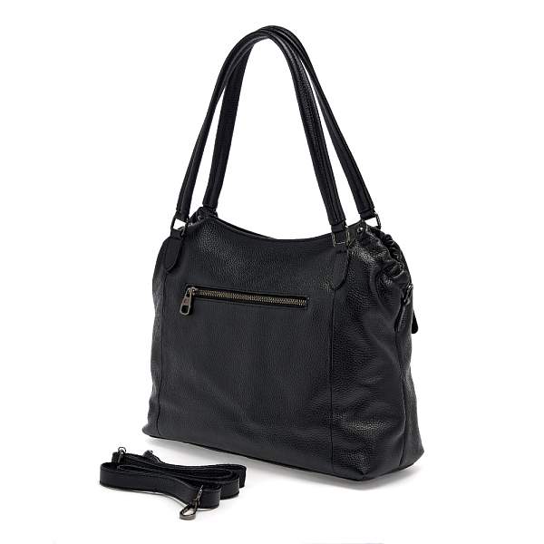 JS-1923-04 черная сумка женская (кожа) Jane's Story Jane's Story, Артикул: JS-1923-04 фото №1