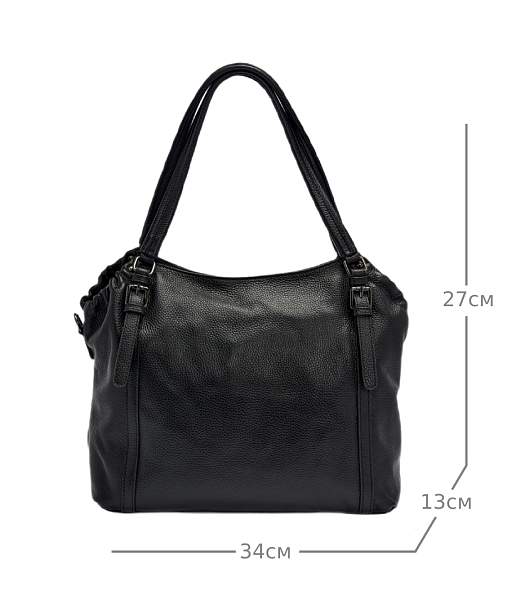 JS-1923-04 черная сумка женская (кожа) Jane's Story Jane's Story, Артикул: JS-1923-04 фото №1