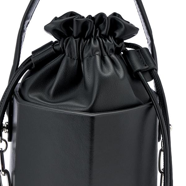 JS-JO480-04 черная сумка женская (кожа) Jane's Story Jane's Story, Артикул: JS-JO480-04 фото №1