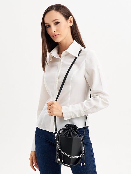 JS-JO480-04 черная сумка женская (кожа) Jane's Story Jane's Story, Артикул: JS-JO480-04 фото №1