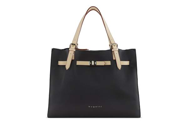 Сумка наплечная женская BUGATTI Ella, темно-коричневая, полиуретан, 37,5х13,5х28 см 49663902 BUGATTI, Артикул: 49663902 фото №1