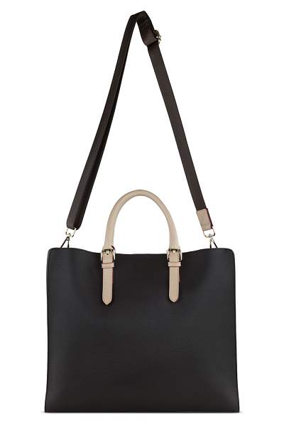 Сумка-шоппер BUGATTI Ella, темно-коричневая, полиуретан, 37х12х31 см 49664002 BUGATTI, Артикул: 49664002 фото №1