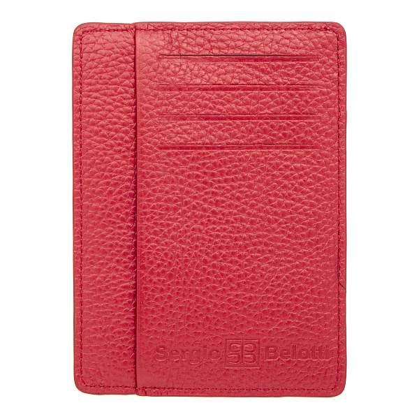 Картхолдер красный Sergio Belotti 7302 red Sergio Belotti, Артикул: 7302 red фото №1