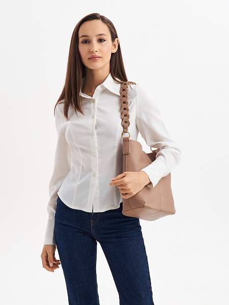 JS-3096-61 бежевая сумка женская Jane's Story Jane's Story, Артикул: JS-3096-61 фото №1