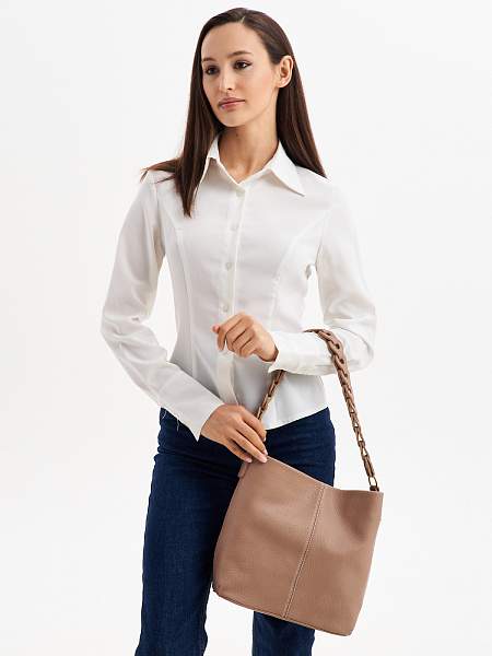 JS-3096-61 бежевая сумка женская Jane's Story Jane's Story, Артикул: JS-3096-61 фото №1