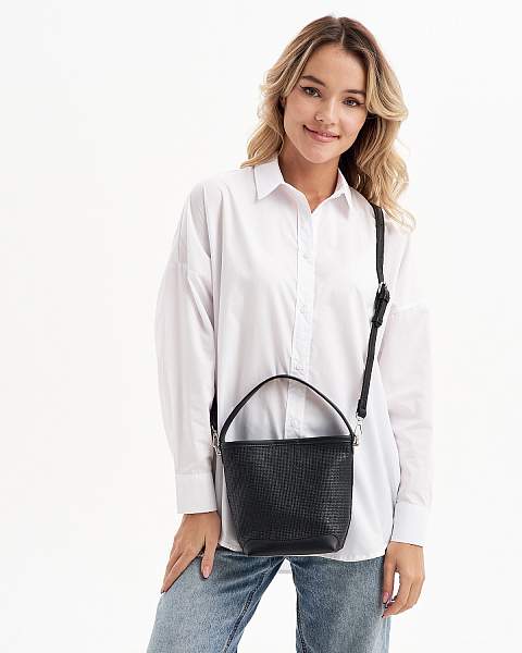 JS-1851-04 черная сумка женская Jane's Story Jane's Story, Артикул: JS-1851-04 фото №1