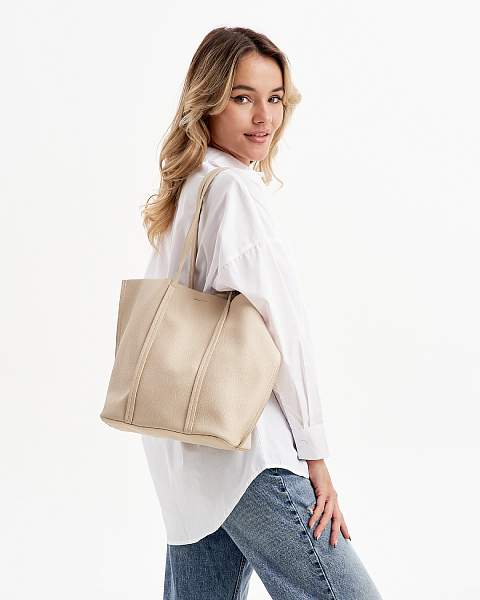 JS-880-1-61 бежевая сумка женская Jane's Story Jane's Story, Артикул: JS-880-1-61 фото №1