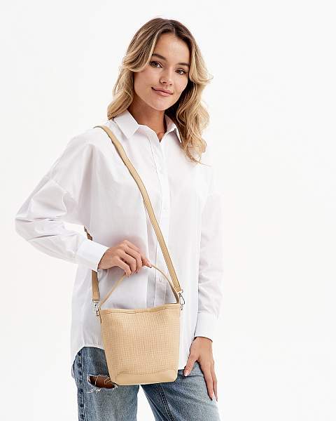 JS-1851-61 бежевая сумка женская Jane's Story Jane's Story, Артикул: JS-1851-61 фото №1