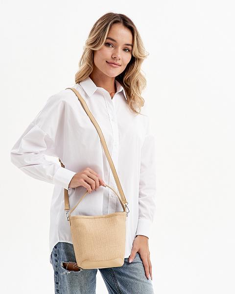 JS-1851-61 бежевая сумка женская Jane's Story Jane's Story, Артикул: JS-1851-61 фото №1