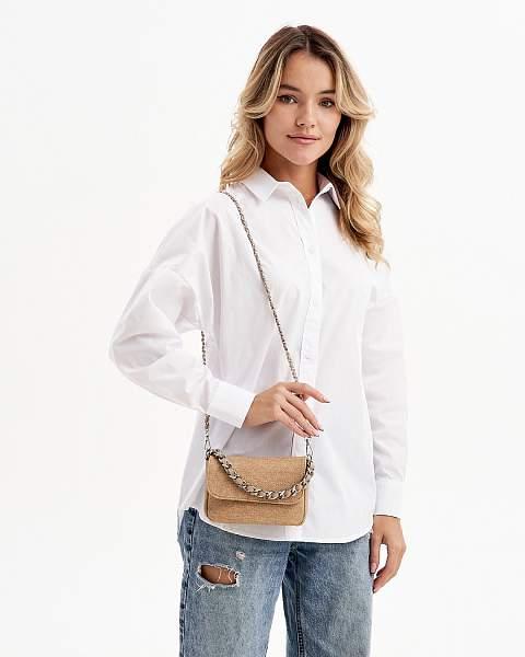 JS-1912-1-61 бежевая сумка женская Jane's Story Jane's Story, Артикул: JS-1912-1-61 фото №1