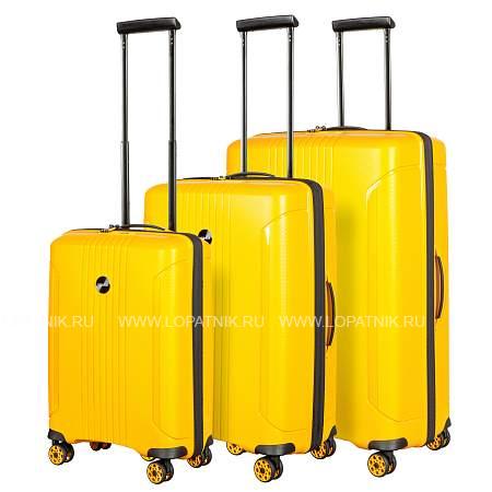 комплект чемоданов жёлтый verage gm22019w 20/25/29 yellow Verage
