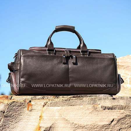 дорожно-спортивная сумка brialdi buffalo (буффало) relief brown br44582pq коричневый Brialdi