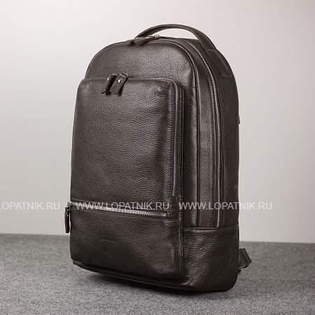 мужской рюкзак с 18 карманами и отделениями brialdi memphis (мемфис) relief brown br45796hs коричневый Brialdi
