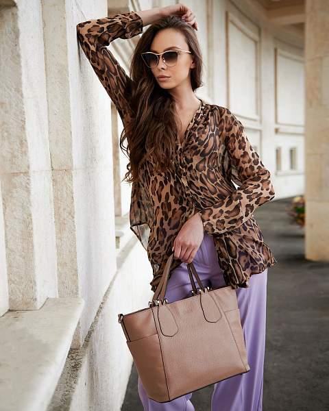 Мягкая женская сумка среднего размера BRIALDI Olivia (Оливия) relief beige BR47269CR Бежевый Brialdi, Артикул: BR47269CR фото №1