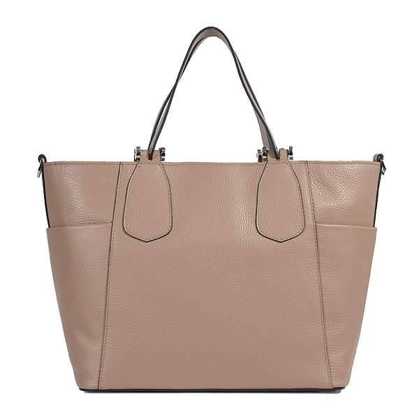 Мягкая женская сумка среднего размера BRIALDI Olivia (Оливия) relief beige BR47269CR Бежевый Brialdi, Артикул: BR47269CR фото №1