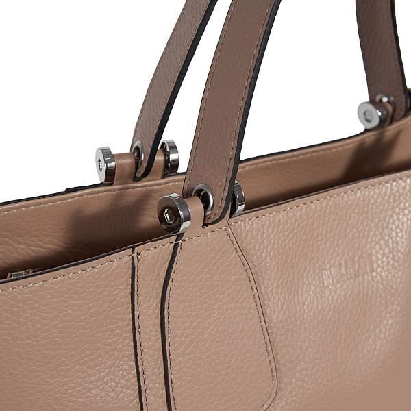 Мягкая женская сумка среднего размера BRIALDI Olivia (Оливия) relief beige BR47269CR Бежевый Brialdi, Артикул: BR47269CR фото №1