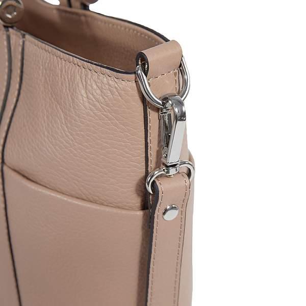 Мягкая женская сумка среднего размера BRIALDI Olivia (Оливия) relief beige BR47269CR Бежевый Brialdi, Артикул: BR47269CR фото №1