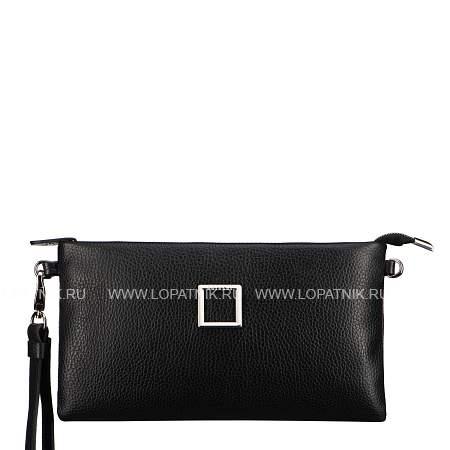 женская сумочка-клатч 3-в-1 классической формы brialdi coco (коко) relief black br54339vc черный Brialdi