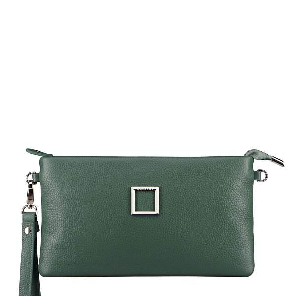 Женская сумочка-клатч 3-в-1 классической формы BRIALDI Coco (Коко) relief mint-mist BR54345PF Зеленый Brialdi, Артикул: BR54345PF фото №1