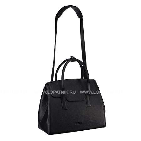 женская деловая сумка-трансформер brialdi queen (королева) relief black br55397cw черный Brialdi
