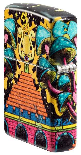 Зажигалка ZIPPO Skull Design с покрытием Glow In The Dark Green,латунь/сталь,разноцветная38x13x57 мм 48640 Zippo, Артикул: 48640 фото №1