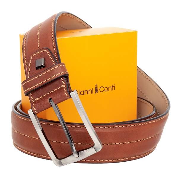 Ремень светло-коричневый Gianni Conti 915213-40 tan Gianni Conti, Артикул: 915213-40 tan фото №1
