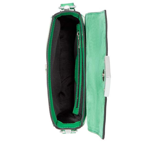 Cумка женская зелёный Sergio Belotti 60570 green Napoli Sergio Belotti, Артикул: 60570 green Napoli фото №1