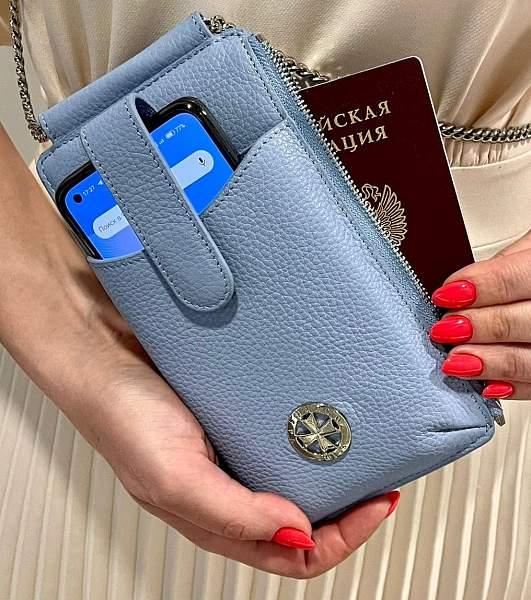 Сумочка для телефона Vasheron, Артикул: 9244-N.Polo Baby Blue фото №1